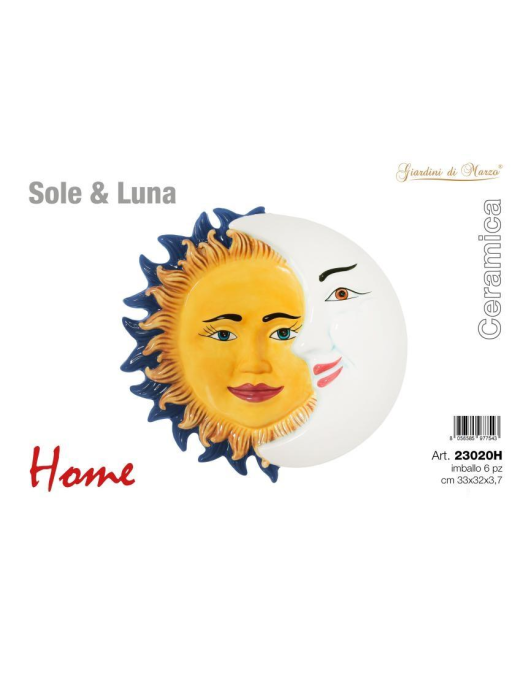 HOME ARREDO SOLE/LUNA 33x32 CENTIMETRI