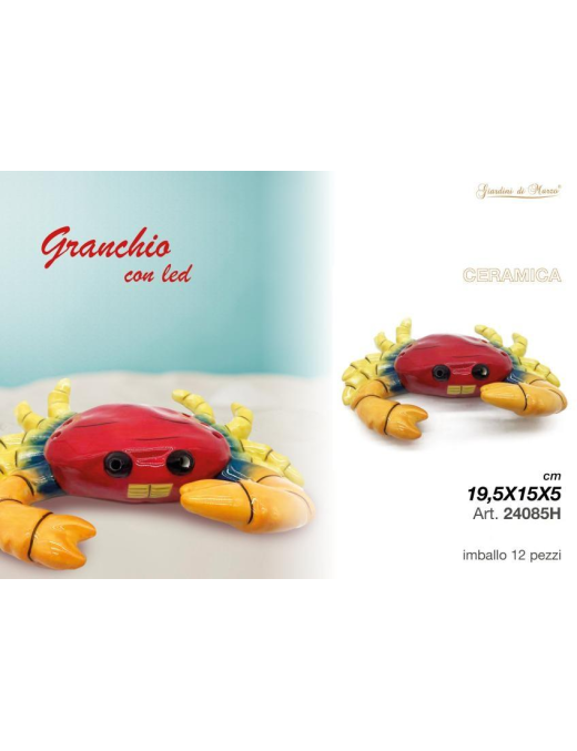 HOME ARREDO GRANCHIO 19,5x15 CENTIMETRI CON LED