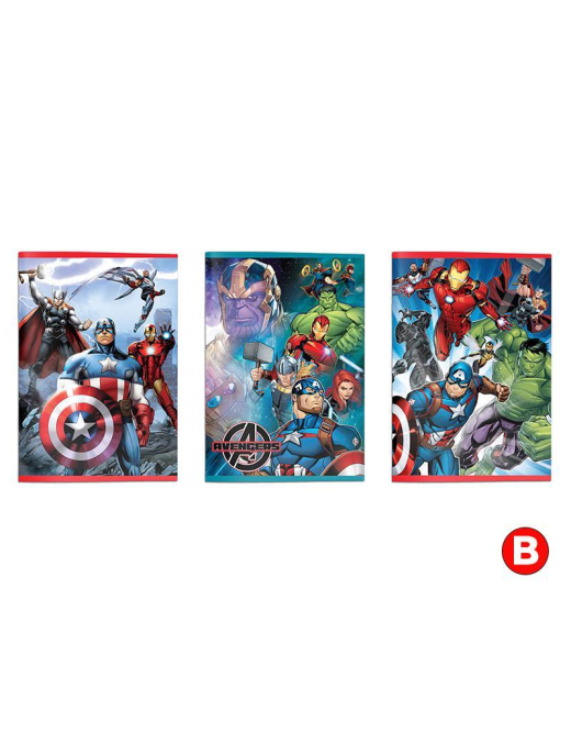 AVENGERS MAXI NOTEBOOK A4 B-RULED