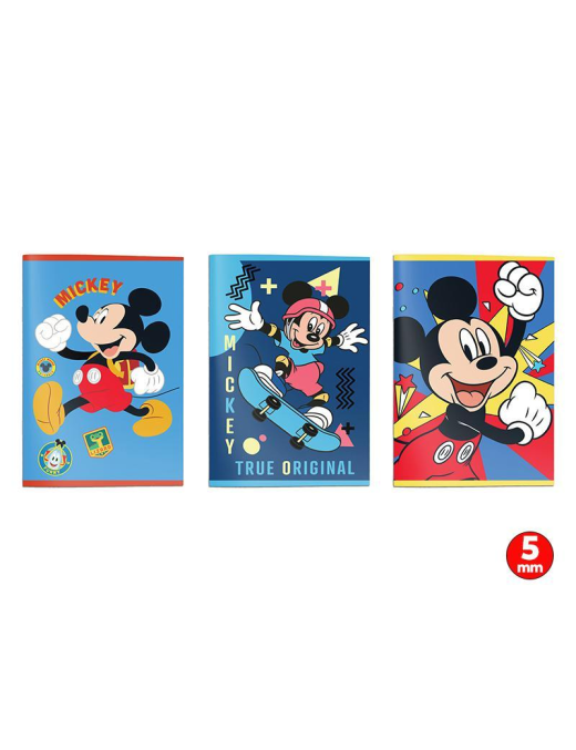 MICKEY MAXI QUADERNO A4 RIGATURA 5 MILLIMETRI