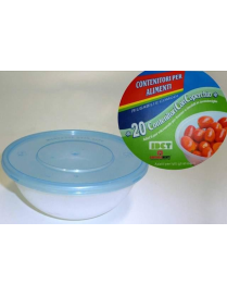 ROUND CONTAINERS DIAMETER 15 CENTIMETERS 20 PIECES LOW