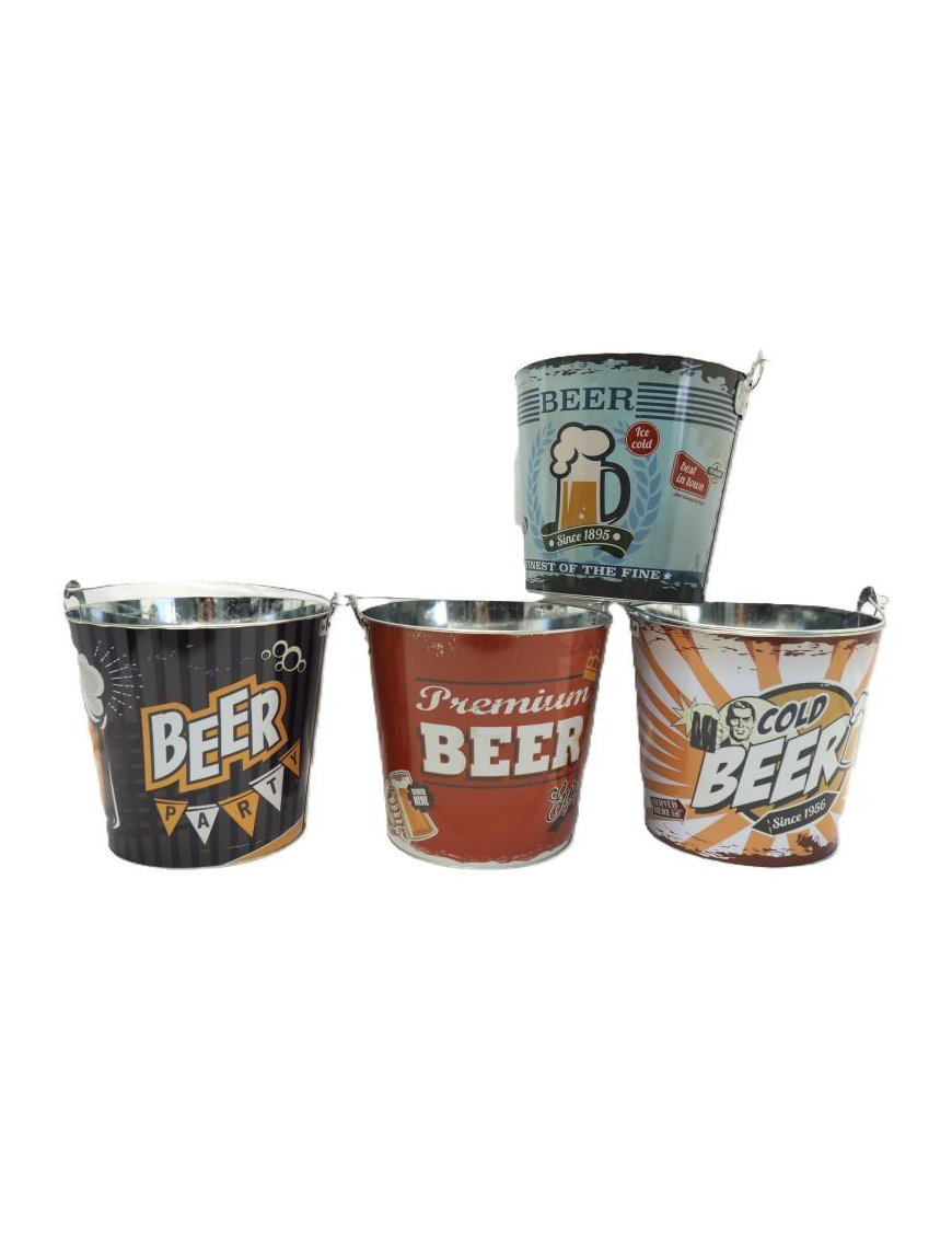 BEER BUCKET 23x25cm BEER DECORATION