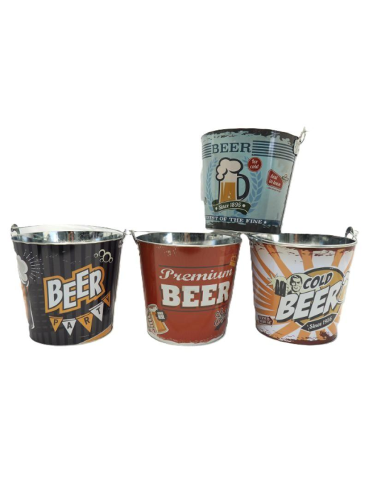 BEER BUCKET 23x25cm BEER DECORATION