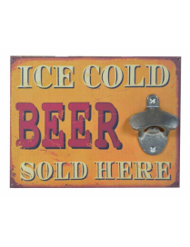 WALL BOTTLE OPENER 17cm BEER DECORATION