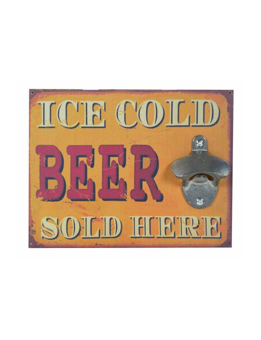 WALL BOTTLE OPENER 17cm BEER DECORATION