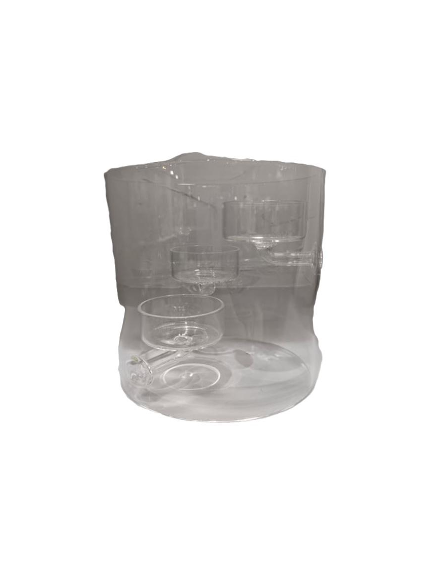 PORTA TEA-LIGHT VETRO