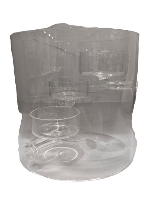 GLASS TEA-LIGHT HOLDER