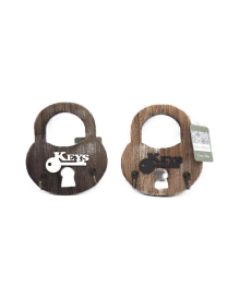 PORTACHIAVI LEGNO COLORI ASSORTITI