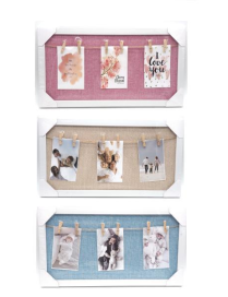 FABRIC PHOTO FRAME 44x24cm
