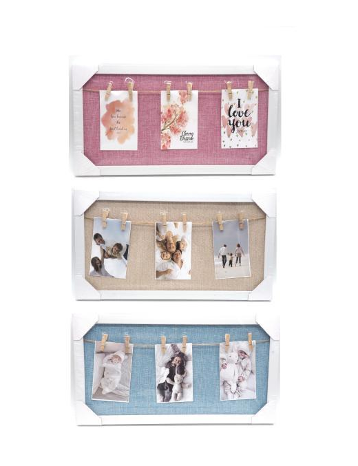 FABRIC PHOTO FRAME 44x24cm