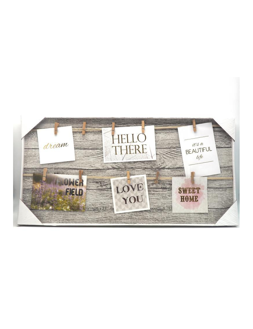 PHOTO FRAME WITH PEGS 30x60cm