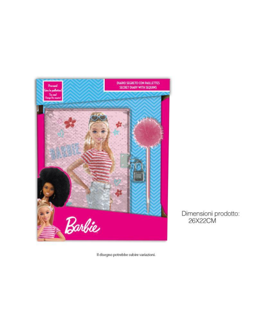 BARBIE REVERSIBLE SEQUIN DIARY