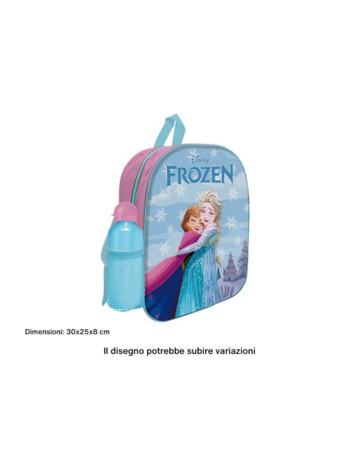 FROZEN ZAINO PVC 30cm CON BORRACCIA
