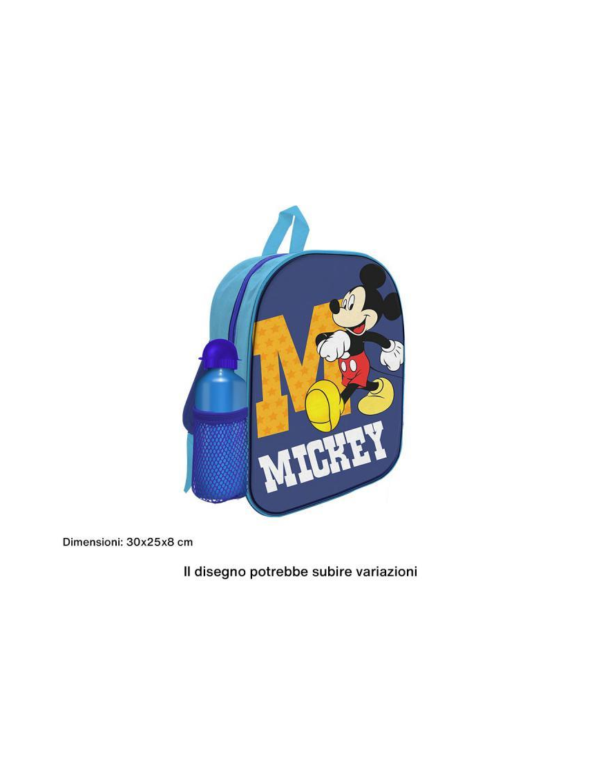 MICKEY ZAINO PVC 30cm CON BORRACCIA