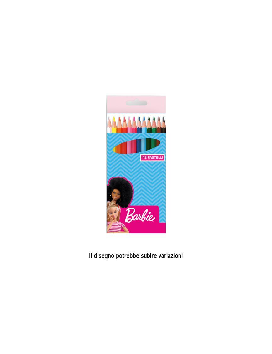 BARBIE PENCIL COLORS 12 pieces
