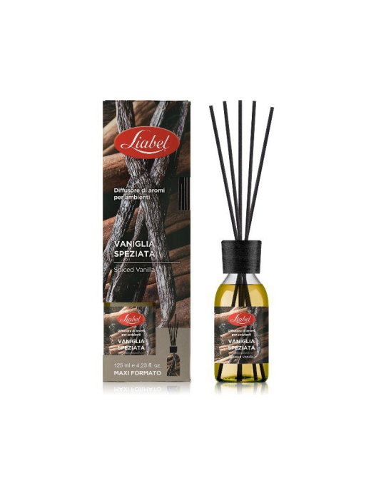 DIFFUSORE AMBIENTE CON BASTONCINI 125ml VANIGLIA