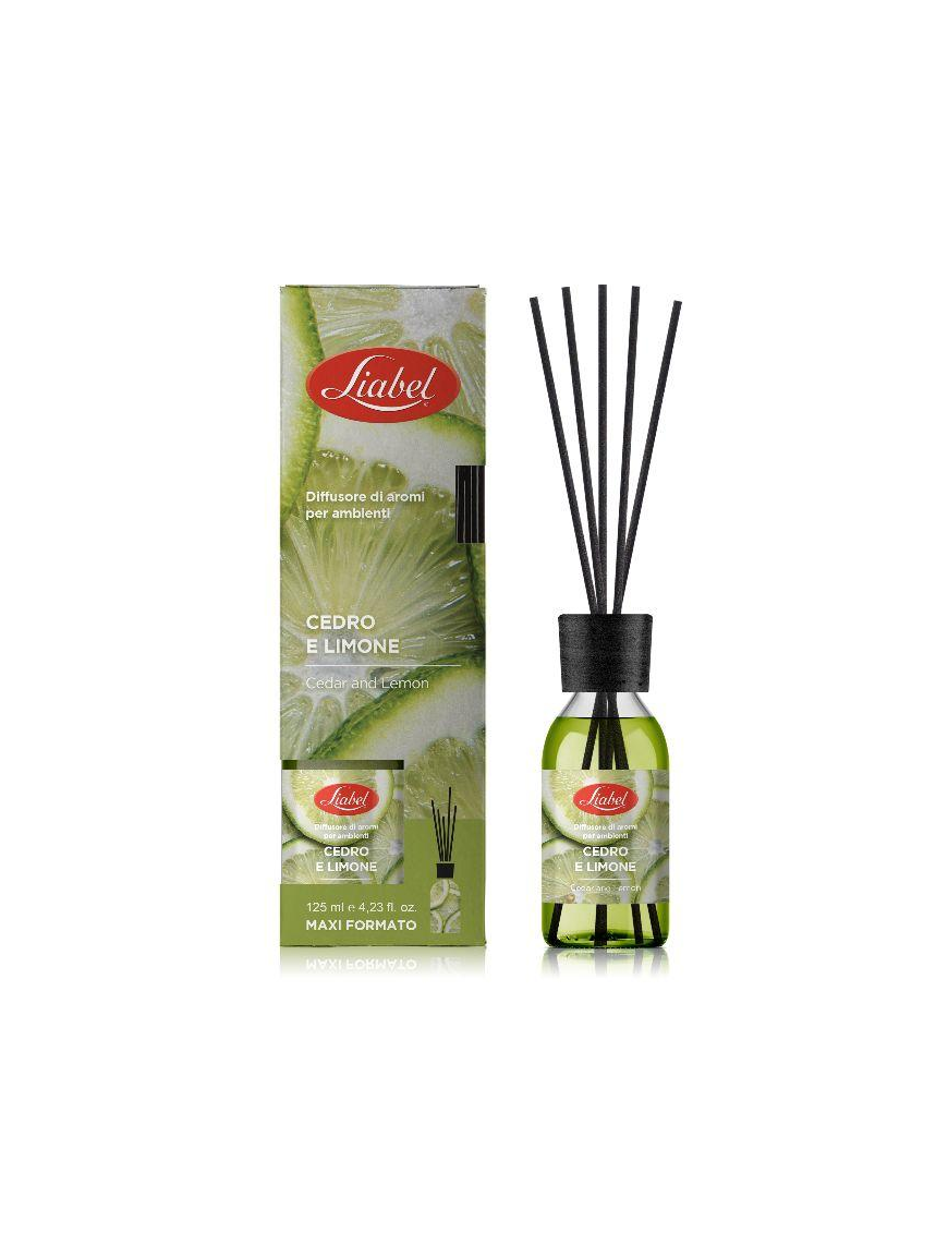 ROOM DIFFUSER WITH STICKS 125ml CEDAR
