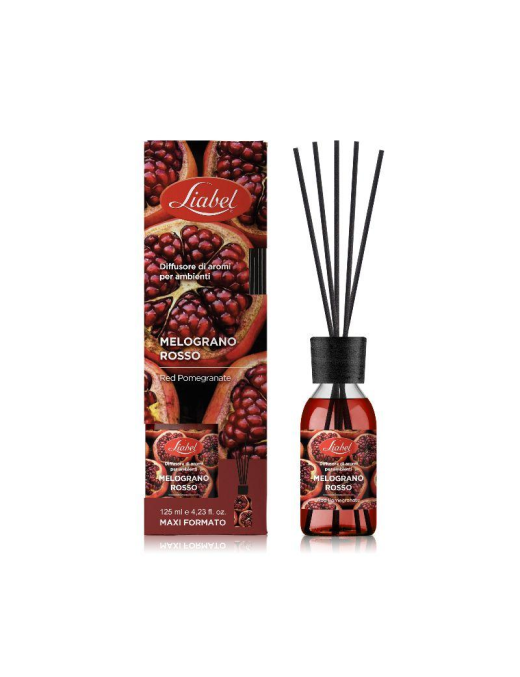 DIFFUSORE AMBIENTE CON BASTONCINI 125ml MELOGRANO