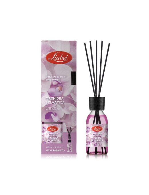 DIFFUSORE AMBIENTE CON BASTONCINI 125ml ORCHIDEA