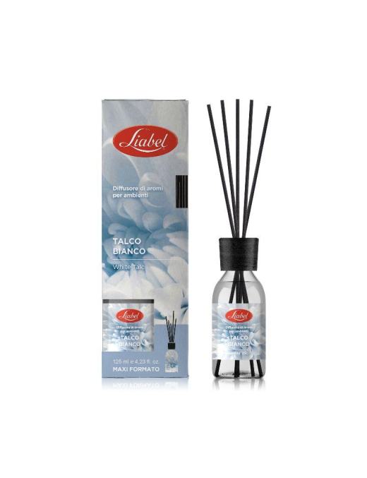 DIFFUSORE AMBIENTE CON BASTONCINI 125ml TALCO
