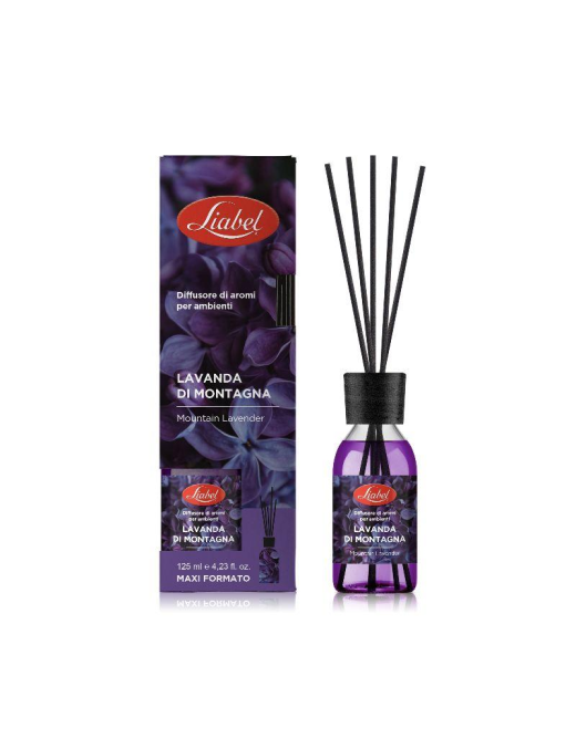 DIFFUSORE AMBIENTE CON BASTONCINI 125ml LAVANDA