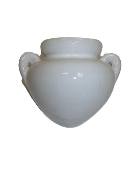 WHITE CLOSED WALL PLANTER 20 CENTIMETERS