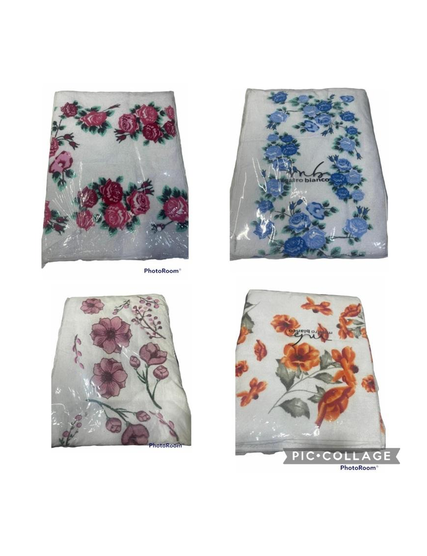 TOWELS WITH PRINTS 6+6