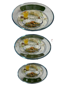 ELYSEE PIROFILA VETRO 3pezzi