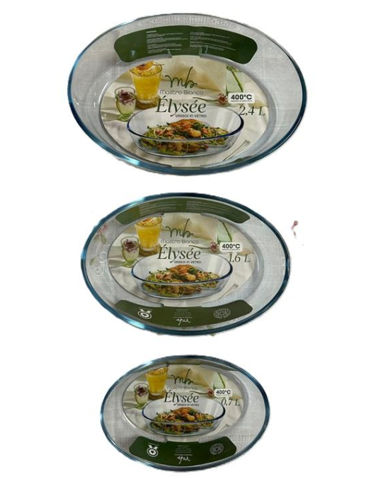 ELYSEE GLASS PROFILE 3 pieces
