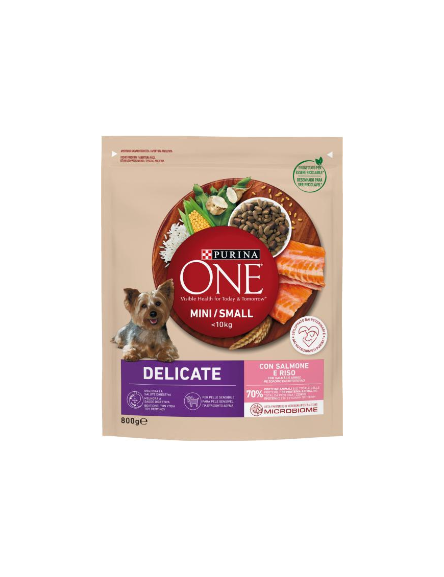 PURINA ONE MINI 800gr DELICATE SALMON