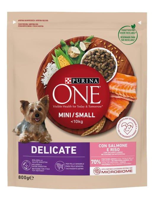 PURINA ONE MINI 800gr DELICATE SALMON