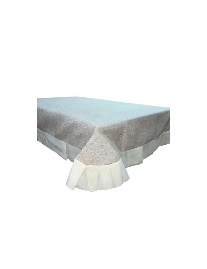 TOVAGLIA BEIGE IN COTONE  140x240cm