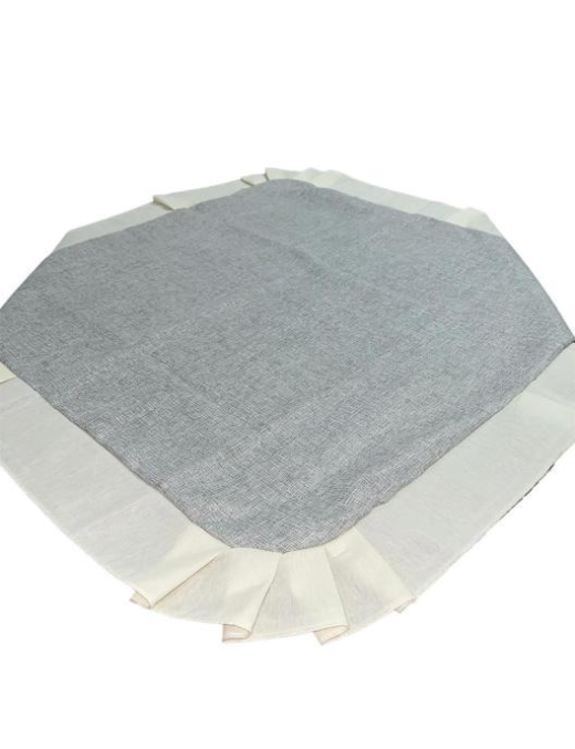 LIGHT GRAY CENTERPIECE 90x90cm