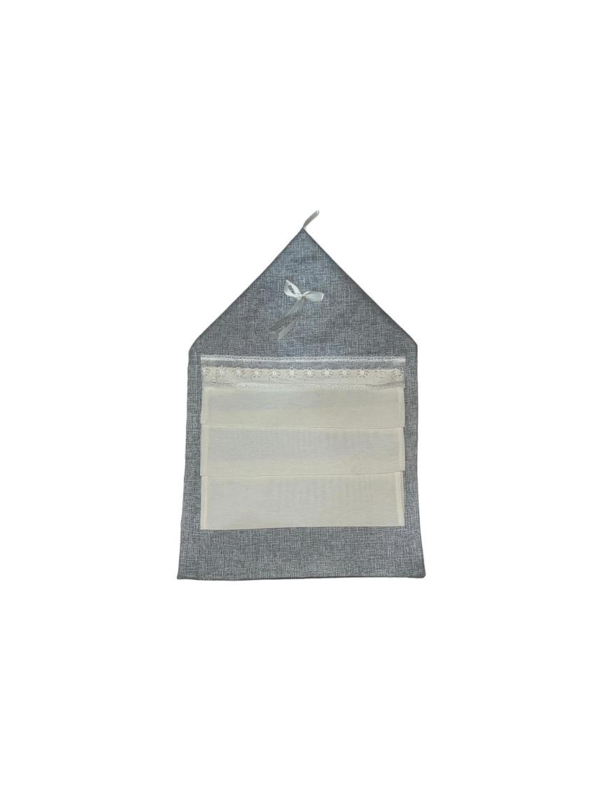LIGHT GRAY ROLL HOLDER 40x58cm