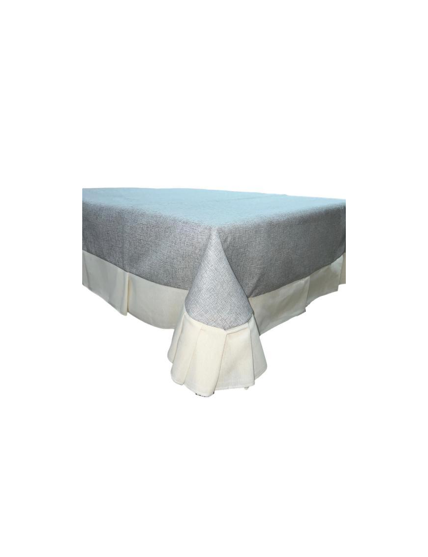 TOVAGLIA GRIGIO CHIARO IN COTONE  140x180cm