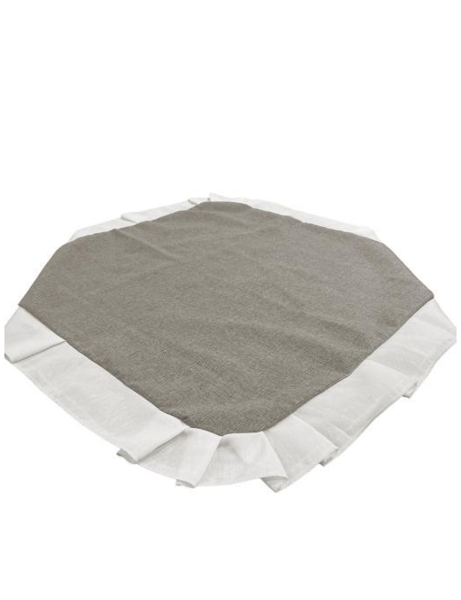 CENTROTAVOLA TORTORA  90x90cm