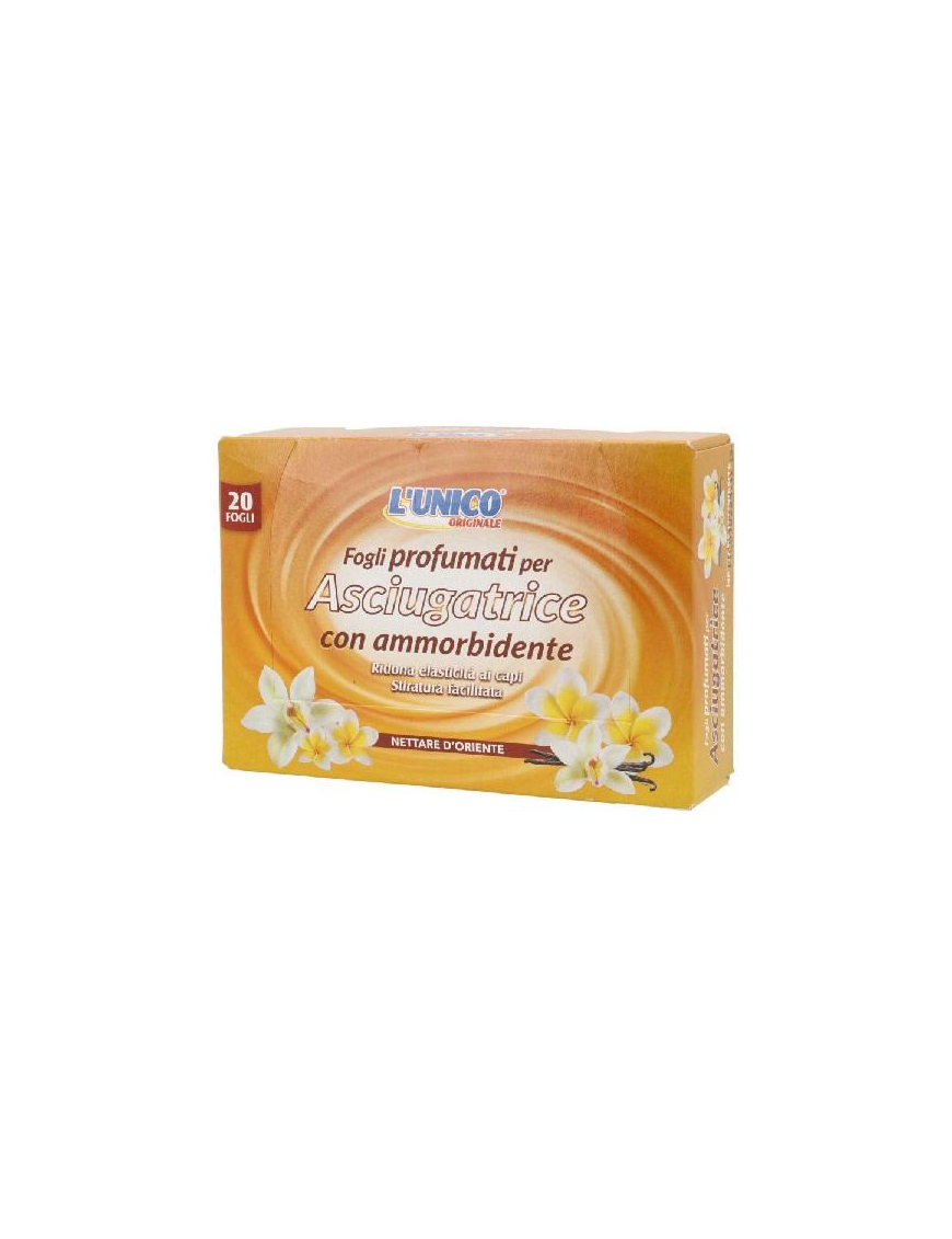 DRYER SHEETS 20 pieces OCHER