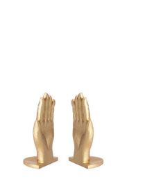 RESIN DECORATION OF HAND BOOKENDS 2 PIECES