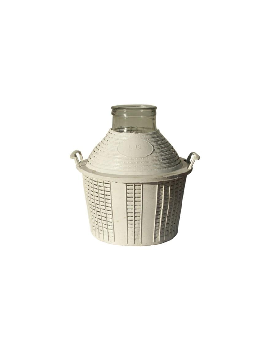 DAMIGIANA BOCCA LARGA 15 Lt. monta tappo OMN009