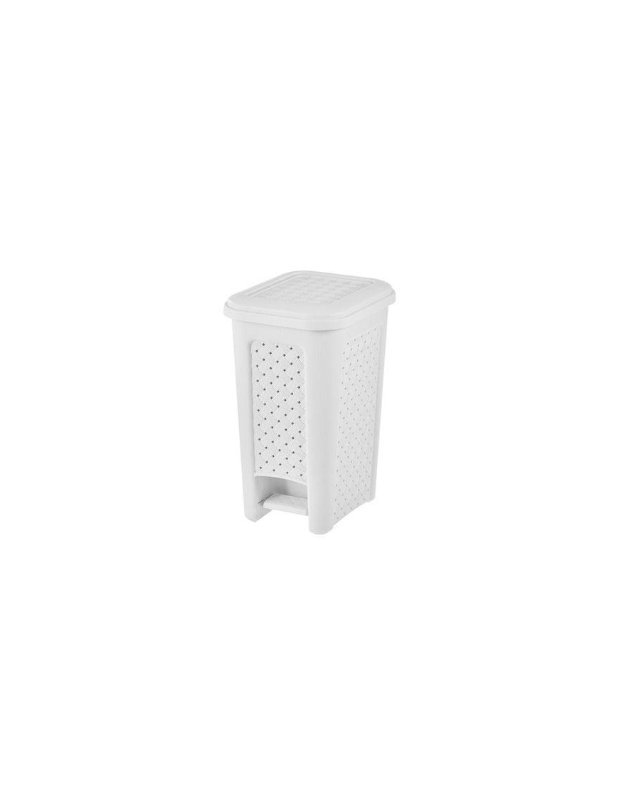 LINEA ARIANNA PATTUMIERA A PEDALE  8lt BIANCO 20x24xh35 cm