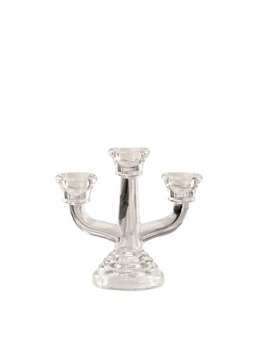 GLASS CANDLE HOLDER 14.5x7x13 CENTIMETERS