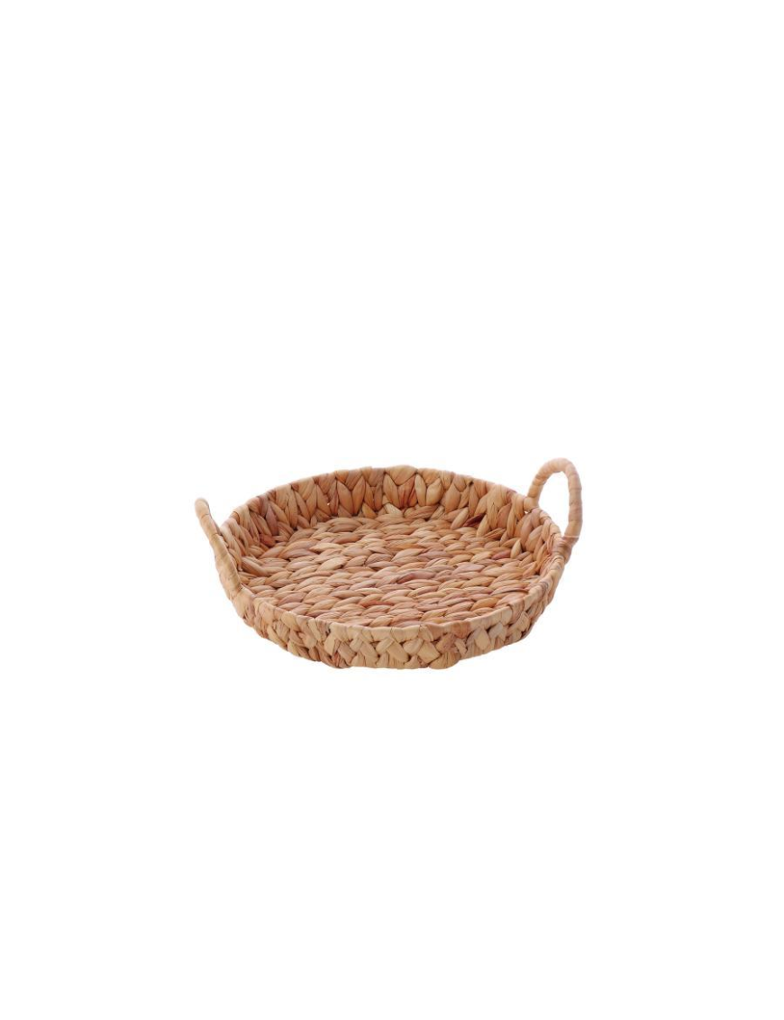 ROUND HYACINTH TRAY 27x10 CENTIMETERS