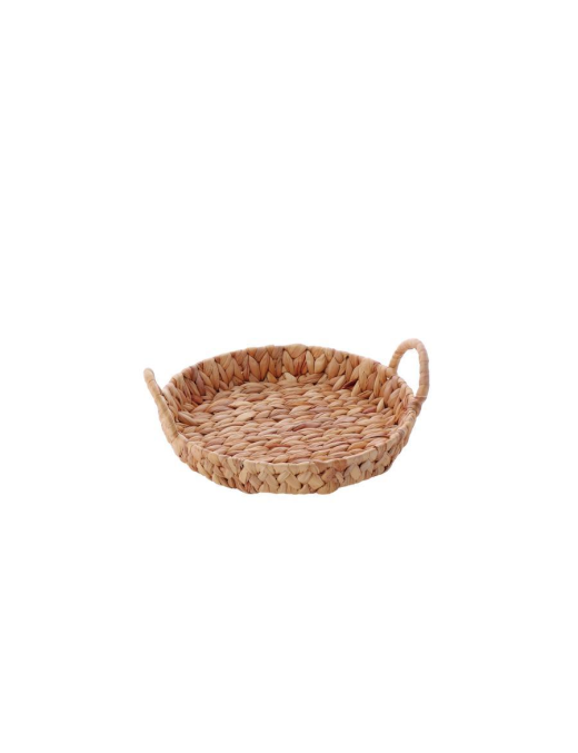 ROUND HYACINTH TRAY 27x10 CENTIMETERS