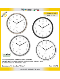 OROLOGIO PARETE ABS DIAMETRO 33 CENTIMETRI
