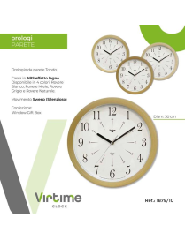 OROLOGIO PARETE ABS d30cm