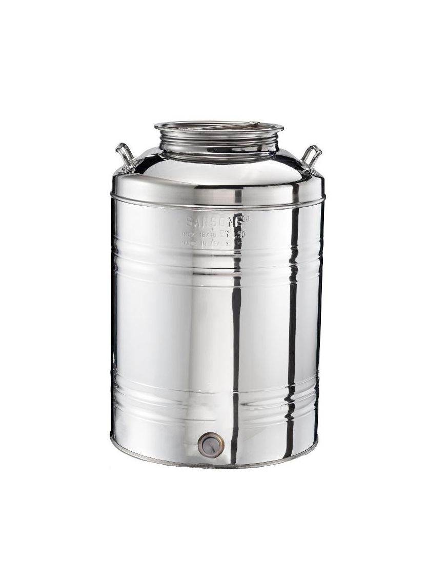 FUSTO SANSONE 50lt CON PREDISPOSIZIONE  monta rubinetto  1/2