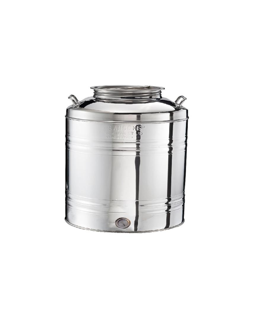 FUSTO SANSONE 25lt CON PREDISPOSIZIONE  monta rubinetto  1/2
