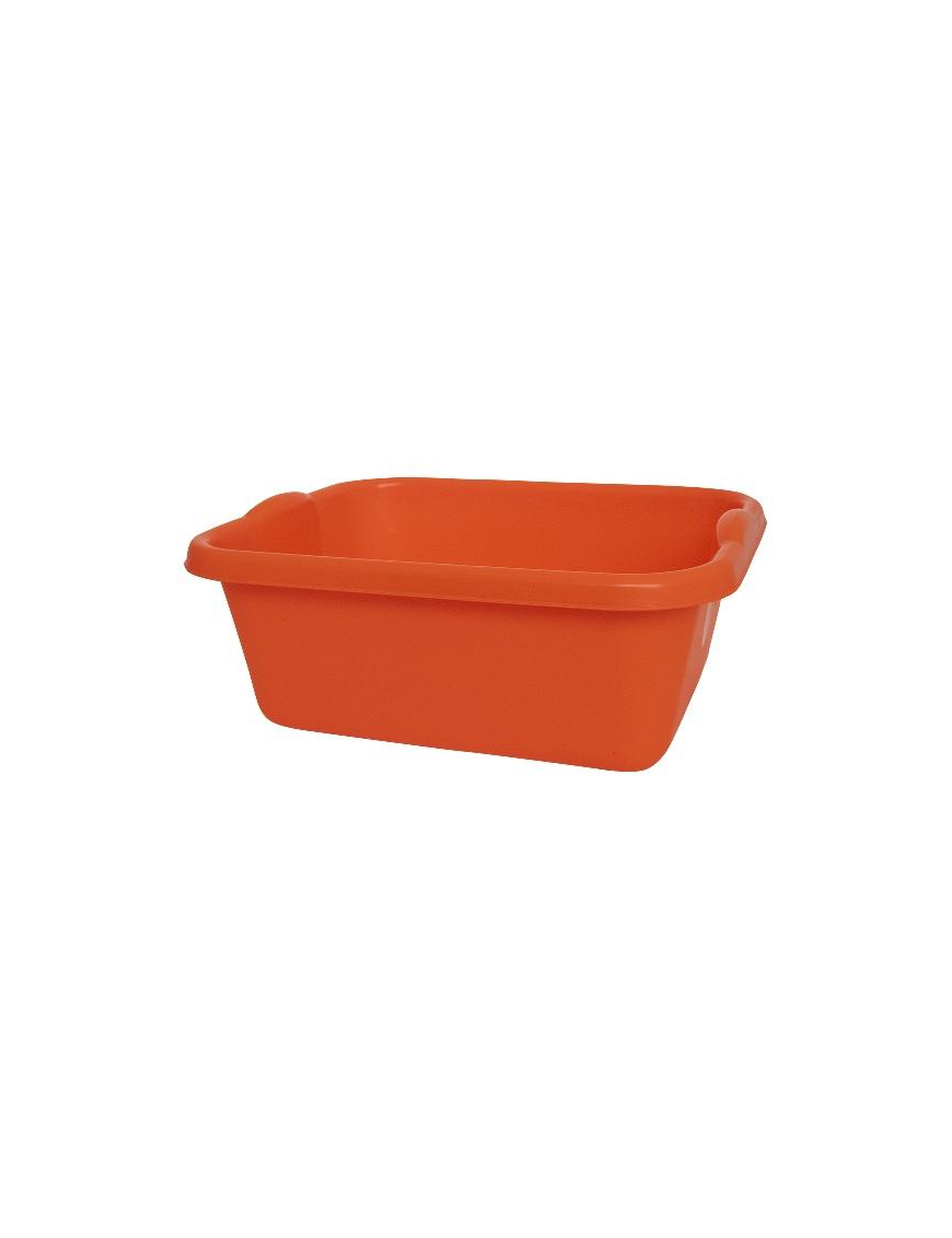 BACINELLA RETTANGOLARE 14lt ARANCIO