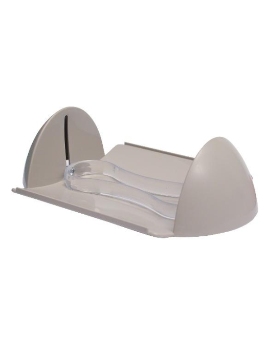 GAIA PIU' TAUPE HORIZONTAL NAPKIN HOLDER