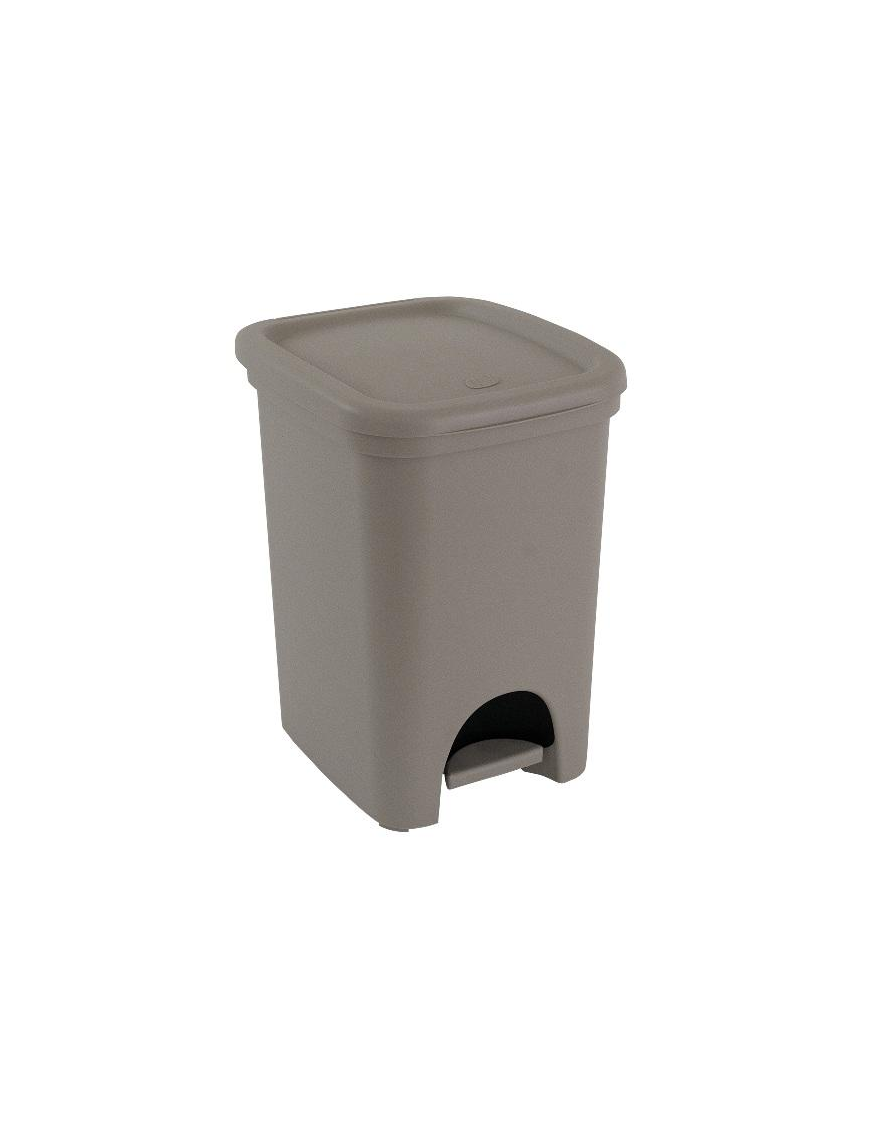 COLORS 18lt TAUPE WASTE BIN